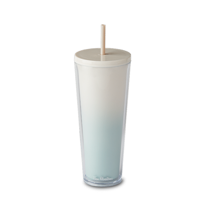 24oz Plastic Straw Tumbler - Sage - Image 1