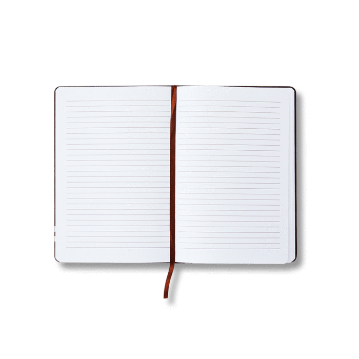 Vegan Leather Journal - Brown - Image 2