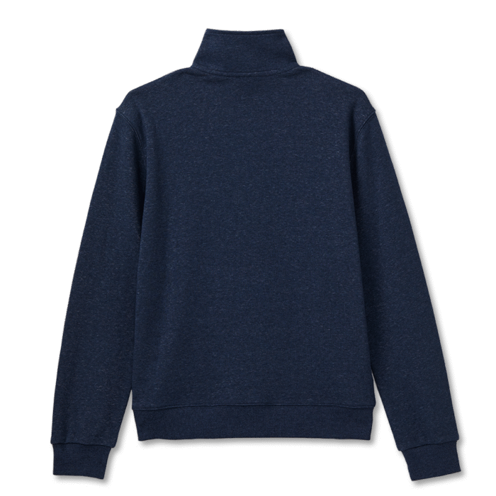 Canada Unisex French Terry Quarter Zip - Navy Marl - Image 8