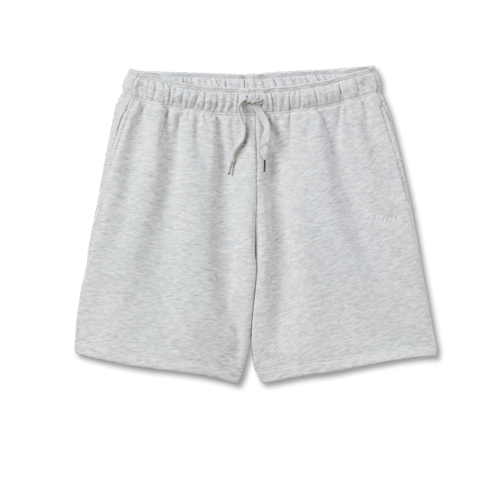 Tims Unisex French Terry Shorts - Cloud Marl 6" - Image 8