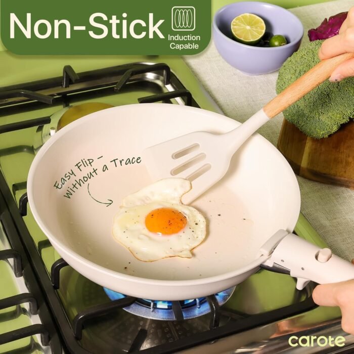 CAROTE 12-Piece Nonstick Cookware Set - Image 2